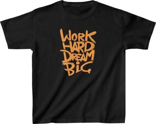 Unisex Çocuk Baskılı T-Shirt - Siyah