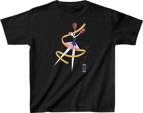 Unisex Çocuk Baskılı T-Shirt - Siyah