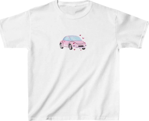 Unisex Çocuk Baskılı T-Shirt - Beyaz