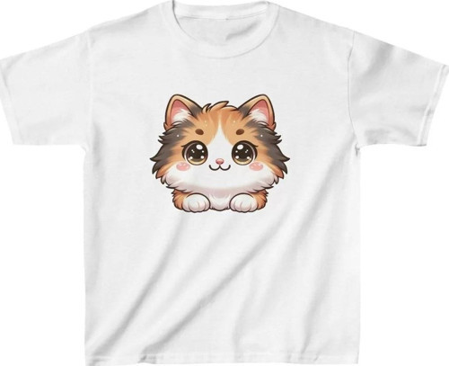 Unisex Çocuk Baskılı T-Shirt - Beyaz