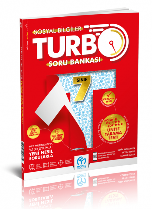 Model Yayınları 7. Sınıf Sosyal Bilgiler Turbo Soru Bankası