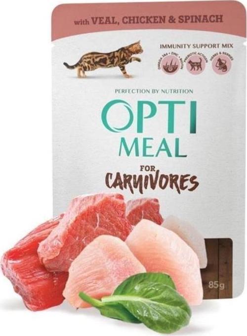 Tavuklu Ispanaklı Tahılsız Kedi Konservesi 85 Gr