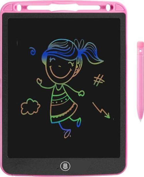 10 Inch Kalemli LCD Dijital Çizim Eğitim Yazı Tableti Dijital Çizim Pedi Pembe