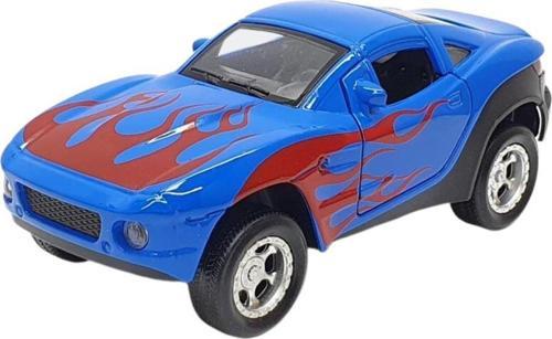 Mustang Çek Bırak Spor Araba - Işıklı Sesli Model - FY6148-12D-Mavi