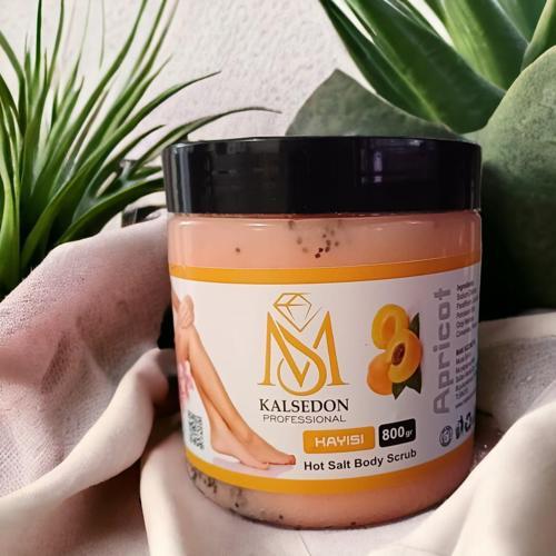 Kalsedon PROFESSOINAL Kayısı Aromalı Canlandırıcı & Yumuşatıcı El Ayak Ve Vücut Bakım Peelingi 80