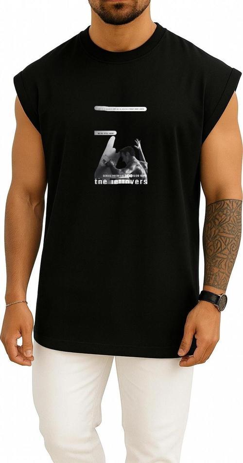 Oversize The Leftlovers Hbo Still Here Göğüs Tasarımlı Atlet