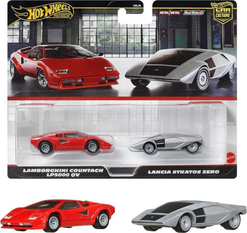 Premium Car Culture 2'li Paket Lamborghını Countach LP5000 QV & Lancıa Stratos Zero HBL96 JBL02