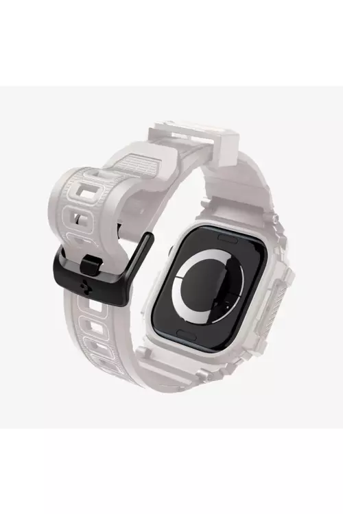 Apple Watch 46mm Seri 10 Kılıf & Kordon Kayış Rugged Armor Pro Dune Beige - ACS08607 8809971234511