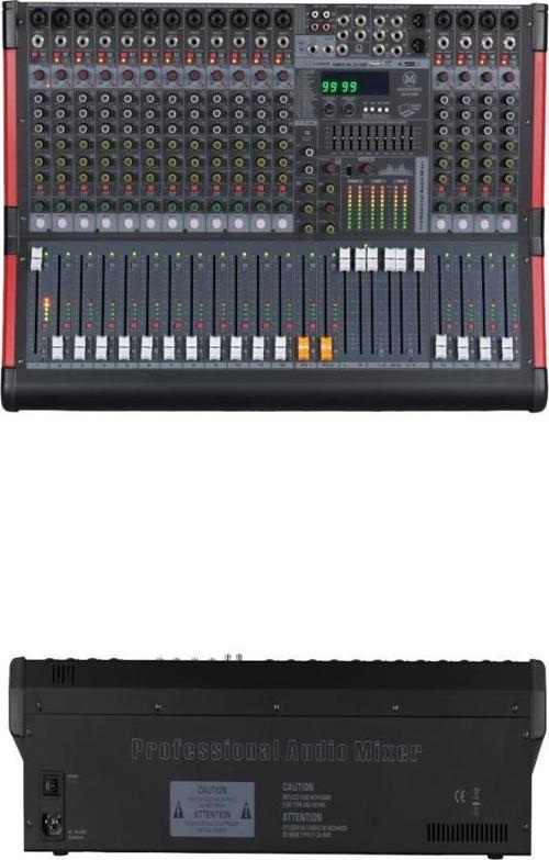 DC16-PRO 2x99 DSP Efekt Ses Mikseri 16 Kanal Deck Mixer