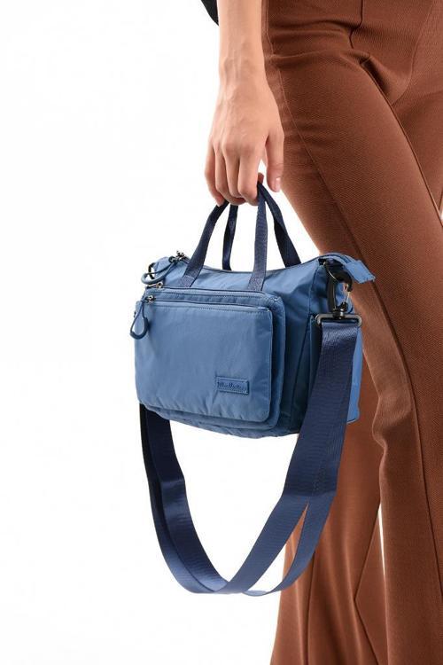 Kadın Postacı Çanta Paraşüt Kumaş Çapraz Askılı Elde Tutmalı Omuz Çantası 21*17 Cm Su İtici Kumaş