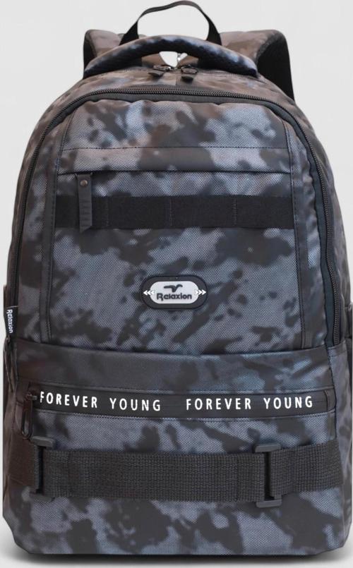2052-Kamuflaj Üst Kalite Unisex Anatomik Sırt Destekli Günlük,Spor ve Okul Sırt Çantası - NKT02213-Füme-TEKEBAT