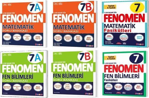 Fenomen Okul 2026 7. Sınıf Matematik + Fen Bilimleri A + B + Fasikül Seti 6 Kitap