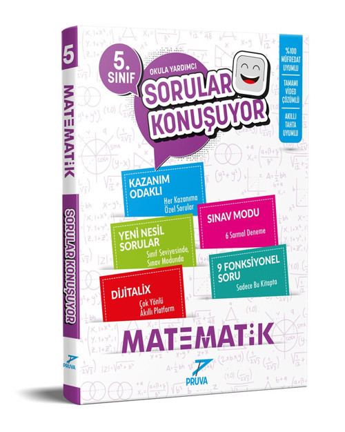 Pruva Akademi 2025 5. Sınıf Matematik Sorular Konuşuyor Güncel Müfredat