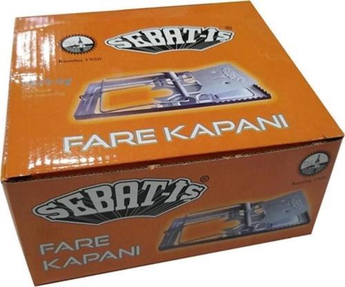 Sebat-iş Yaylı Metal Fare Kapanı 12 Adet