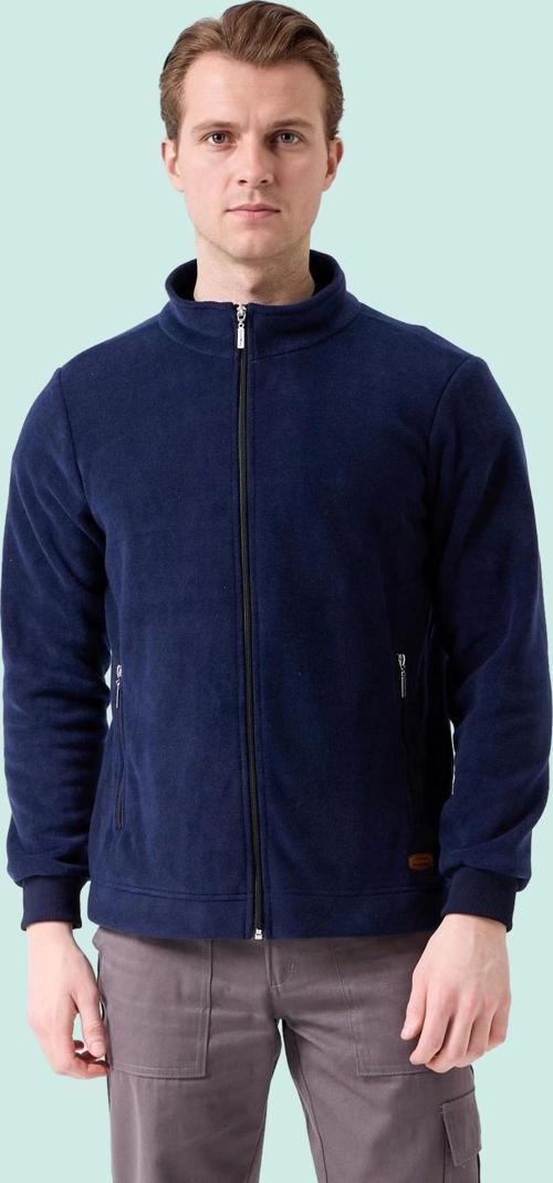 Erkek Kışlık Polar Mont Fermuarlı Isıtıcı İş Güvenliği Galanthus Sıcak Tutan Rahat Ceket