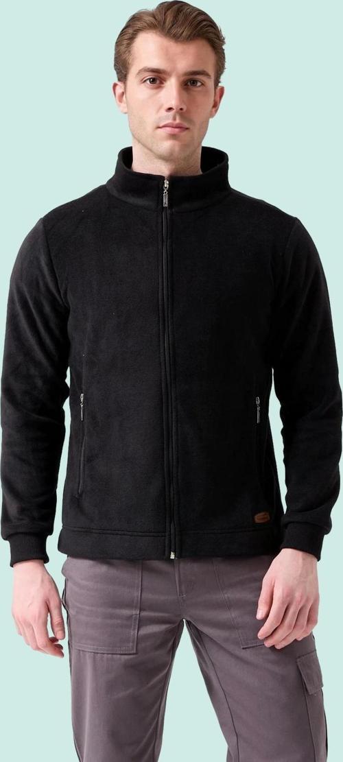 Erkek Kışlık Polar Mont Fermuarlı Isıtıcı İş Güvenliği Galanthus Sıcak Tutan Rahat Ceket