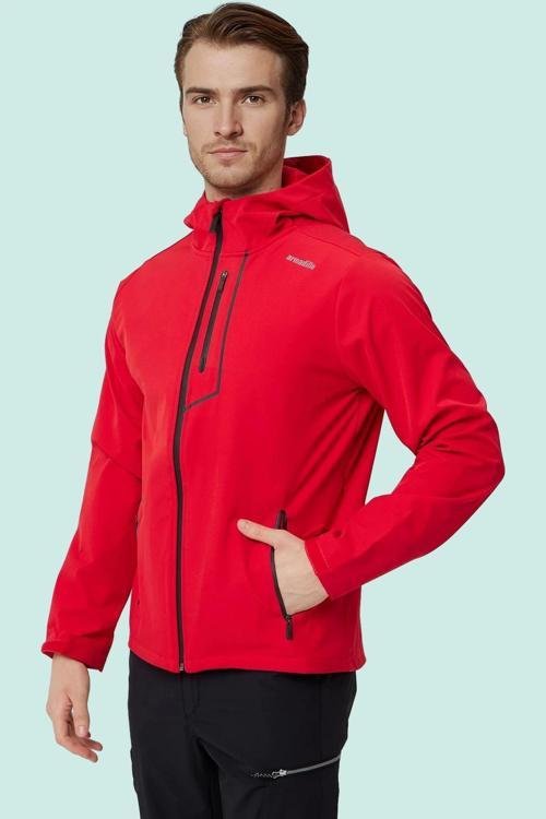 Erkek Softshell Mont Su Gecirmez Campanula Rüzgar Geçirmez Nefes Alabilir Outdoor Günlük Kullanıma