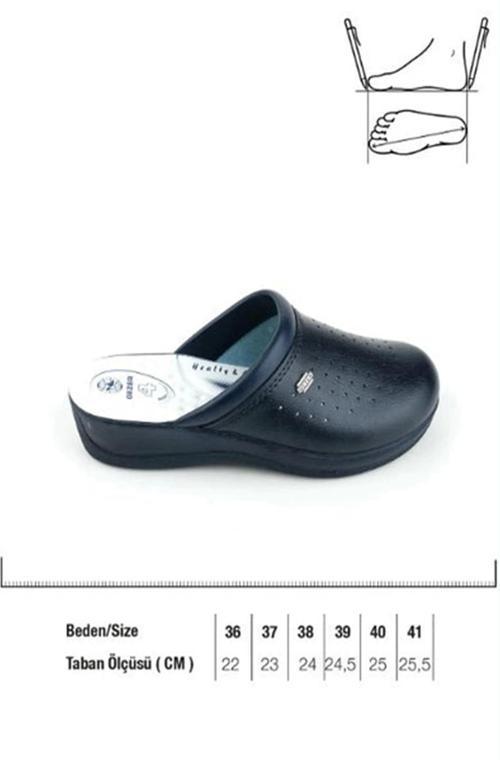 Ortopedik Terlik Tıbbi İş Güvenliği Gezer Sabo Nokta Destekli Hemşire Aşçı Terliği