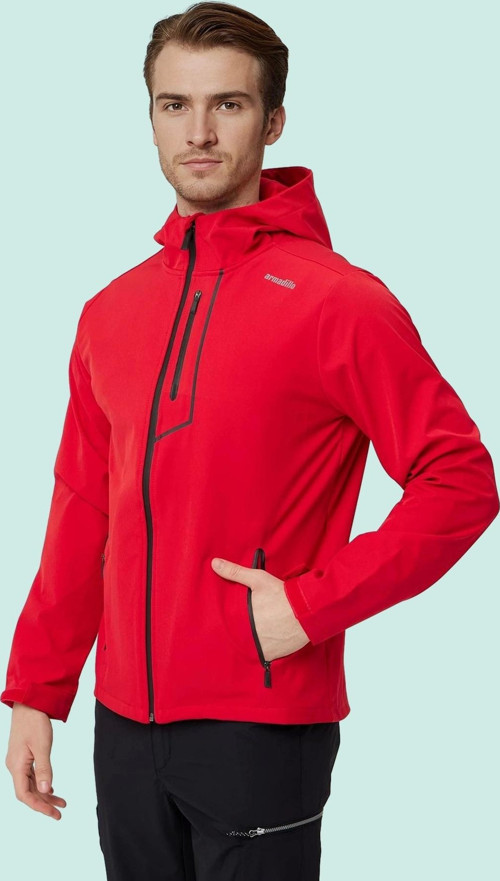 Erkek Softshell Mont Su Gecirmez Campanula Rüzgar Geçirmez Nefes Alabilir Outdoor Günlük Kullanıma