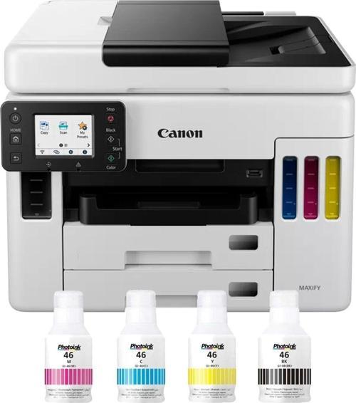 Maxify Gx7140 Çok Fonksiyonlu  Photoink Mürekkepli Tanklı Yazıcı Tarayıcı Fotokopi Faks