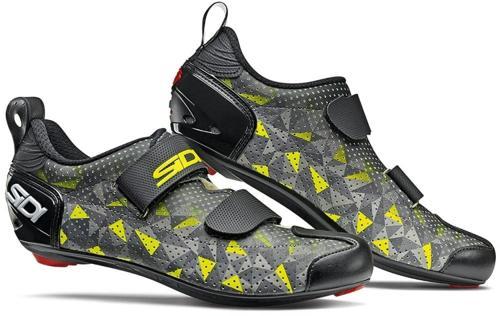 T-5 Air Triathlon Bisiklet Ayakkabısı GRİ-SARI-39