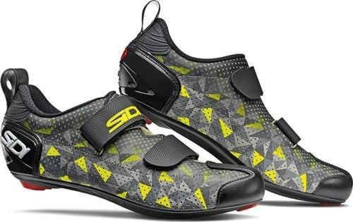 T-5 Air Triathlon Bisiklet Ayakkabısı GRİ-SARI-39