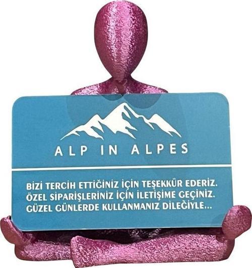 Yoga Temalı Kartvizitlik (Magenta)