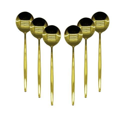 6 PCS GOLD YEMEK KAŞIK SETİ (4401)