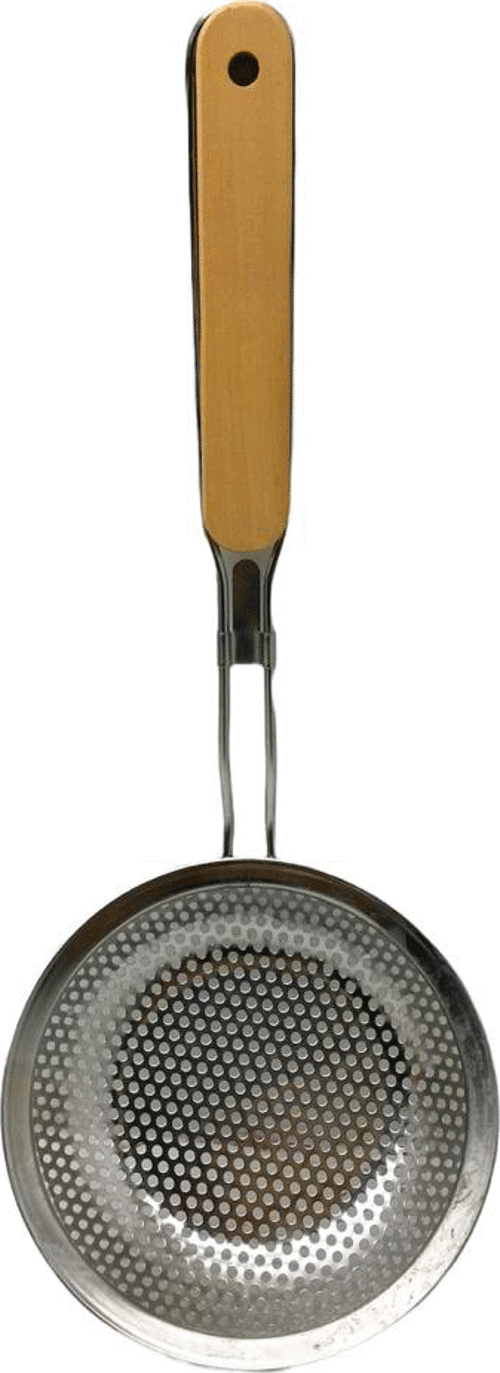 AHŞAP SAPLI METAL KEVGİR (4401)