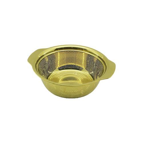 23CM   GOLD  PASLANMAZ METAL  SEPET  SÜZGEÇ  KENDİNDEN KULPLU (4401)