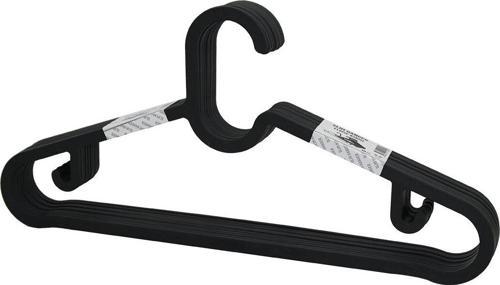 10PCS PLASTİK - ANTRASİT GRİ ELBİSE ASKISI (4401)