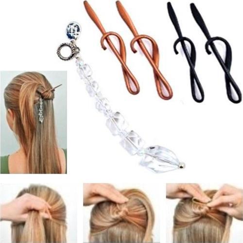 Kolay Saç Toplama Örgü Yapma Tokası Saç Şekillendirme Seti (4401)