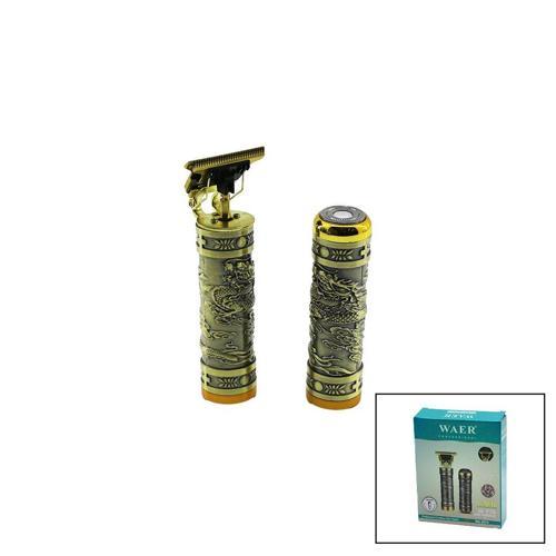 WAER WA-2074 X7 2Lİ SET SAÇ SAKAL KESME TRAŞ MAKİNESİ - TÜY ALMABASKILI METAL GÖVDET BIÇAKUSB ŞARJLI (4401)