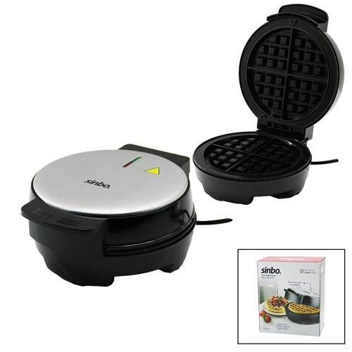 BELÇİKA WAFFLE MAKİNESİ ELEKTRİKLİ 4 WAFFLE - YAPIŞMAZ DÖKÜM PLAKA PASLANMAZ ÇELİK ÜST KAPLAMA SSM-2591 (4401)
