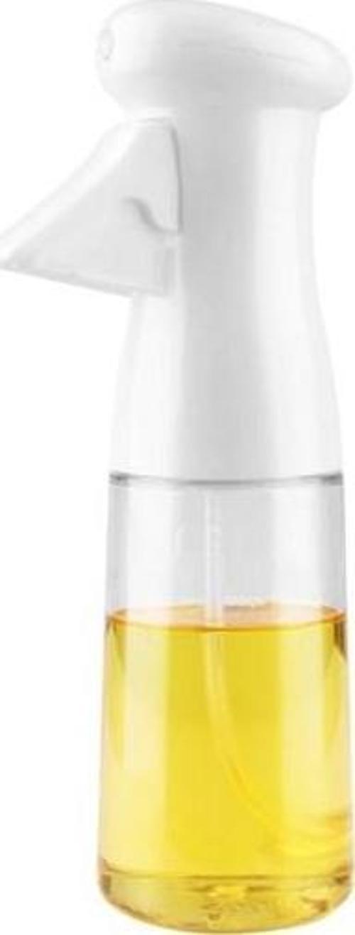 Çok Amaçlı Cam Şişe Püskürtmeli Dağıtıcı Yağdanlık Limonluk Sirke Sosluk Spreyi Beyaz (4401)