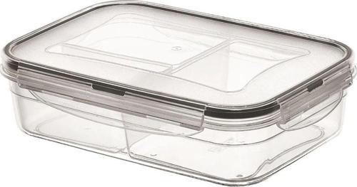 3 Bölmeli Kilitli Kapaklı 1 Litre Erzak Saklama Kabı LC-510 (4401)