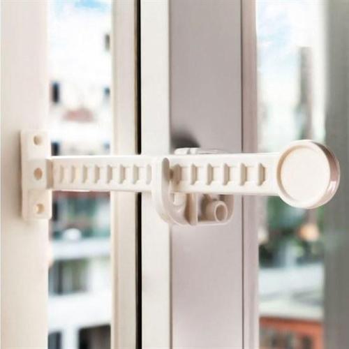 Bebek Çocuk Evcil Hayvan Güvenlik Ayarlanabilir Koruyucu Pencere Havalandırma Kilidi (4401)