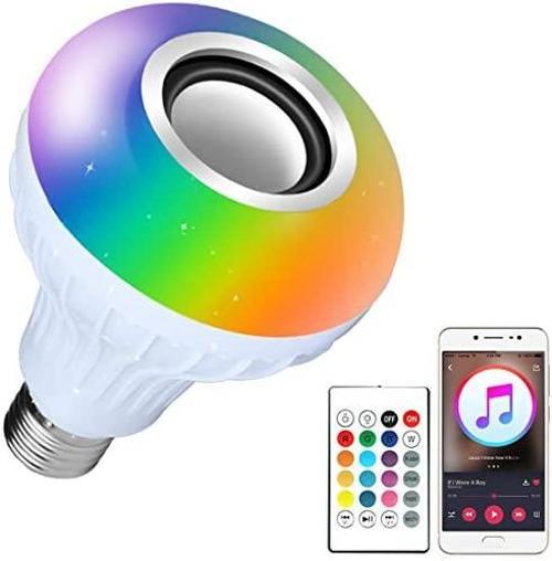 Bluetooth Hoparlör Akıllı Led Ampul Lamba (4401)