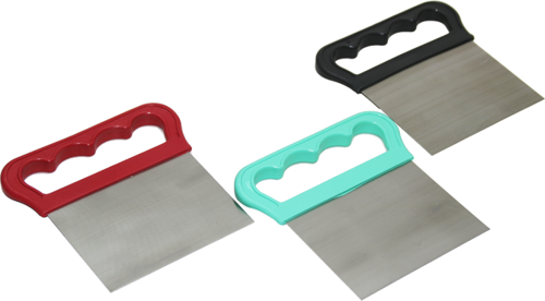 Çelik Hamur Kesici Kazıyıcı Pasta Kek Dekorasyon Spatula Aleti (4401)