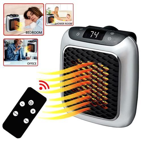 800 WATT PRİZ TİPİ UZAKTAN KUMANDALI TAŞINABİLİR ISITICI (ZAMANLAYICI) (OM-1210) (4401)