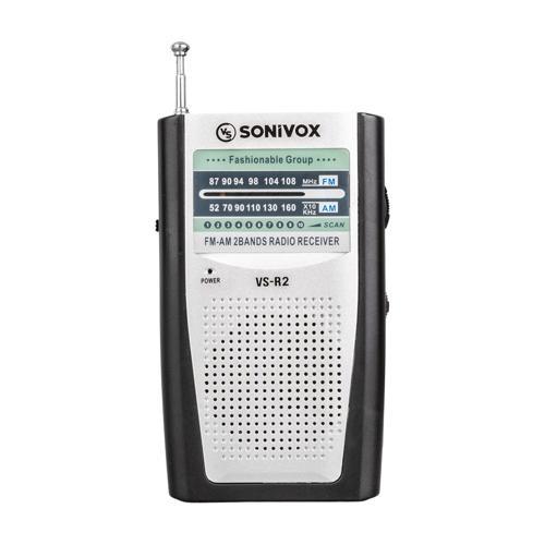 GÜMÜŞ RENK ANALOG RADYO VS-R2 (4401)