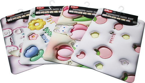 DESENLİ SU EMİCİ SİHİRLİ BANYO PASPAS - BULAŞIK ALTLIK 37X57CM (4401)