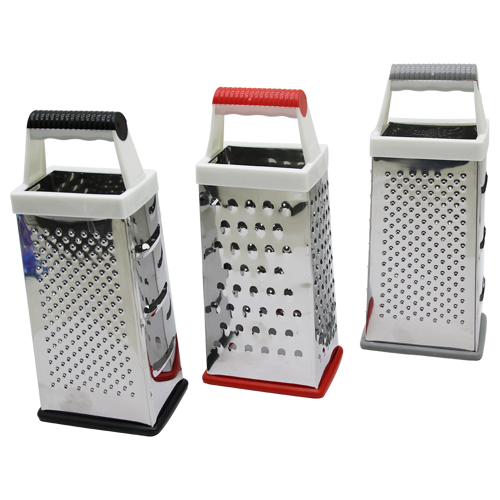 INOX DÖRTGEN - BÜYÜK METAL RENDE PLASTİK SAPLI (4401)