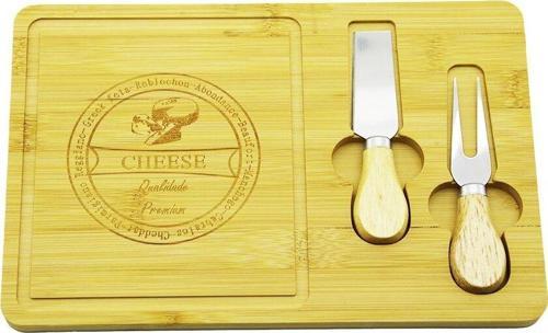 BIÇAK SAĞ 19X29CM -1.5CM AHŞAP BAMBU KAHVALTI PEYNİR SUNUM TABAK 2PEYNİR BIÇAK=AHŞAP SAPLI (4401)