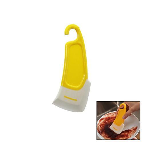 YAĞ - LEKE KAZIYICI MİNİ SİLİKON SPATULA PLASTİK SAPLI - ASKILIKLI (4401)