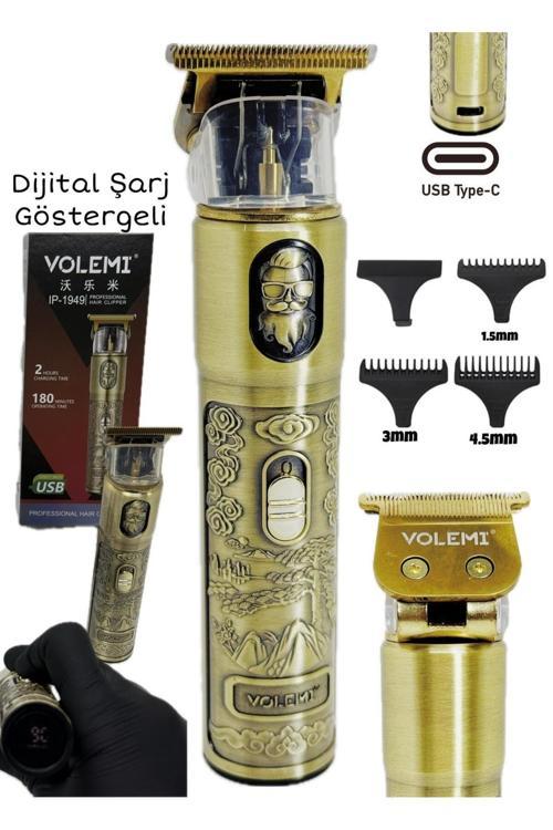 Dijital Göstergeli Saç Sakal Tıraş Makinesi - Sıfıra Yakın - IP-1949 (4401)