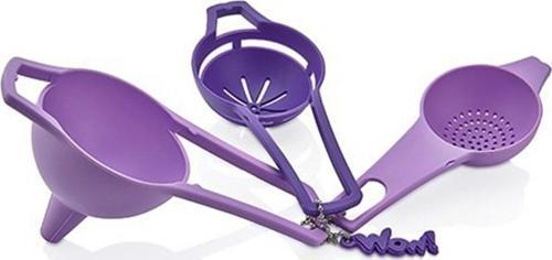 Pratik Yumurta Süzgeci Mini Süzgeç Huni Seti Hepsi Bir Arada (4401)