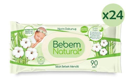Natural Narin Dokunuş Bebek Islak Mendil 90 lı x 24 Adet
