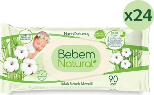 Natural Narin Dokunuş Bebek Islak Mendil 90 lı x 24 Adet