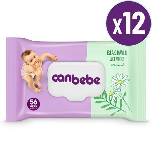 Islak Havlu 56 lı x 12 Adet